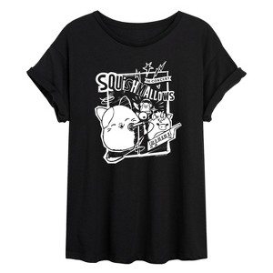 Women's - Squishmallows - Concert Oversized Graphic T-Shirt - 1 of 4