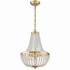 Crystorama Lighting Rylee 3 - Light Chandelier in  Antique Gold - 3 of 4