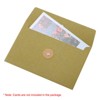 Unique Bargains Sturdy Paper Blank Card Envelopes with String Tie Closure 15 Pcs - 4 of 4