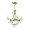 Livex Lighting Valentina 4 - Light Chandelier in  Winter Gold - 3 of 4