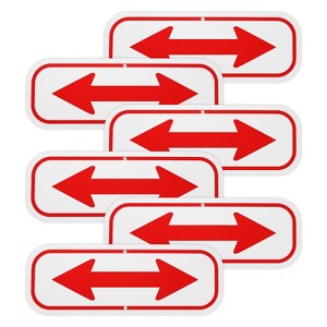 Unique Bargains Aluminum Reflective Arrow Signs for Home - 1 of 4