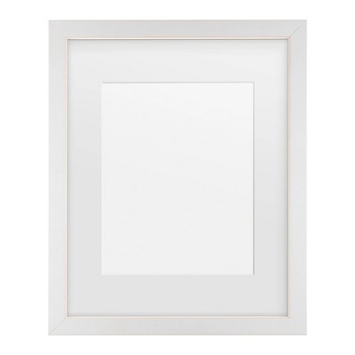 Trademark Fine Art 11"x14" Heavy Duty Eggshell Frame with White Mat