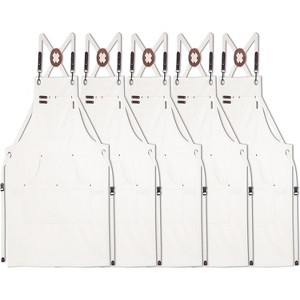 Heavy-Duty Multi-Pocket Canvas Apron - for Gardening, Painting, BBQ, Carpentry & More, Adjustable Sizes M to XXL for All Professions - 1 of 4