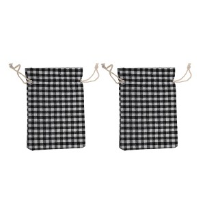 Unique Bargains Portable Drawstring Bag 2 Pcs - 1 of 4