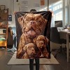 Dogue De Bordeaux Patterned Four-Season Car Blanket, Made of Flannel. - 3 of 4