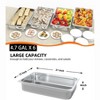 Steam Table Pans, Hotel Pans - 6 PCS Full/Half Size NSF Certified Stainless Steel Food Pans for Catering, No Handle/Lid - 3 of 4