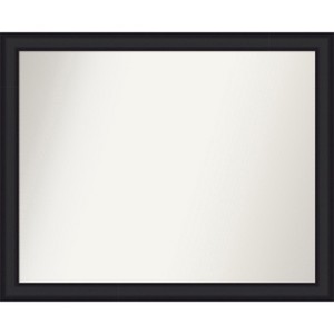 Amanti Art Oliver Narrow Non-Beveled Wood Framed Bathroom Vanity Wall Mirror - 1 of 4