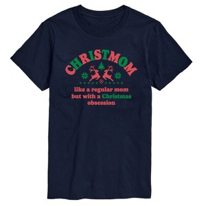 Women's - Instant Message - Christmas Mom Short Sleeve Graphic T-Shirt - 1 of 4