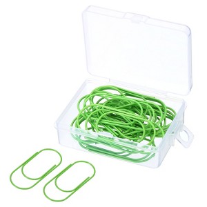 Unique Bargains Large Metal Prevent Tearing Pages Home Office Paper Clip 20 Pcs - 1 of 4
