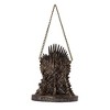 Kurt Adler Resin Ornament for Christmas Tree, Game of Thrones Iron Throne - 3 of 4