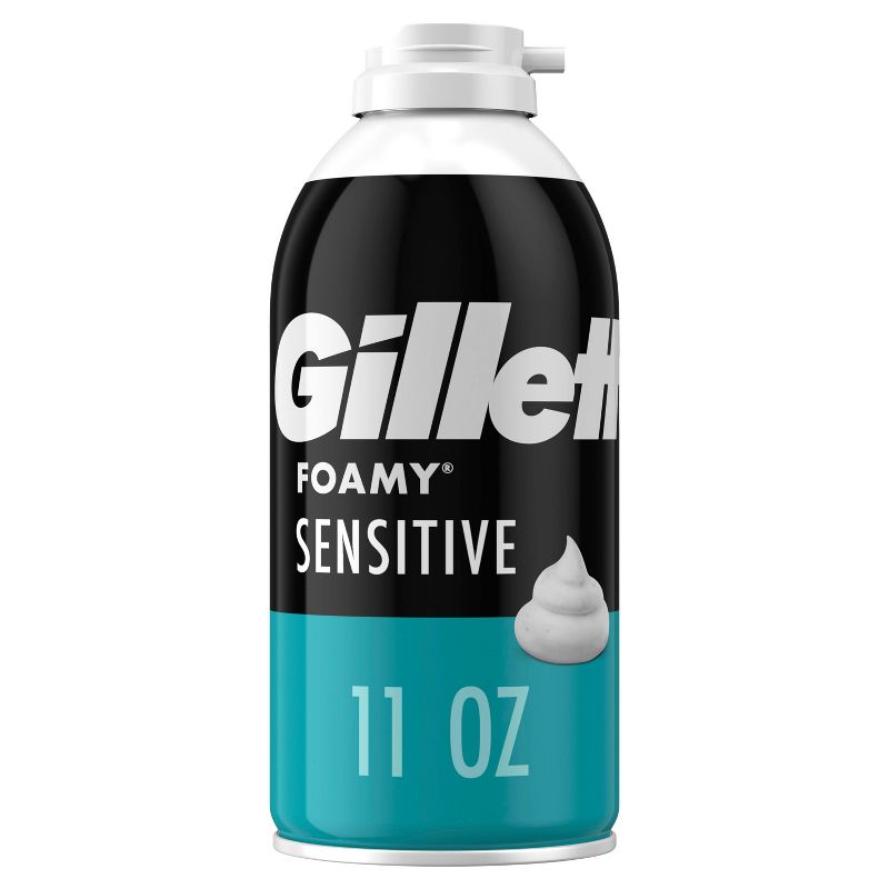 Gillette Foamy Men&#39;s Sensitive Shave Foam - 11oz, 1 of 12