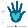 Carson Dellosa Education One World Hands with Hearts Cut-Outs, 36 Per Pack, 3 Packs - 4 of 4