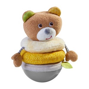 HABA Roly Poly Bear Soft Wobbling & Chiming Baby Toy - 1 of 4