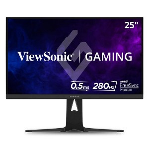 ViewSonic XG2536 25 Inch 1080p IPS Gaming Monitor with 280Hz, 0.5ms, FreeSync Premium, NVIDIA G-Sync Compatible, RGB Lighting, Advanced Ergonomics, - 1 of 4