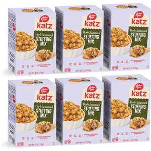 Katz Gluten Free Stuffing - Herb Seasoned - 6 Pack - 1 of 4