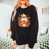 Simply Sage Market Girl Ghost Floral Lightweight Garment Dyed Sweatshirt - 3 of 4