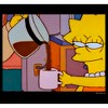 Men's The Simpsons Lisa Needs COFFEE, Sleepy Eyes Wake Up Long Sleeve Shirt - 2 of 4