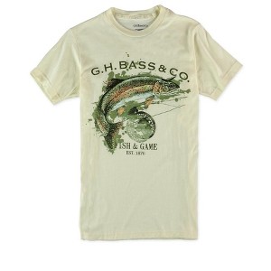 G.H. Bass & Co. Mens Fish & Game Graphic T-Shirt - 1 of 1