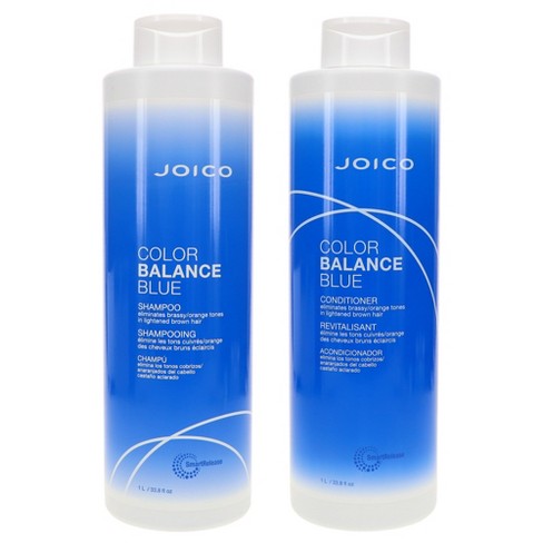 Joico Color Shampoo Blue 33.8 Oz Balance Conditioner Blue 33.8 Oz Combo Pack : Target