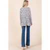 Women's Leopard Loose Fit Tunic - Cream N Sugar - 3 of 3