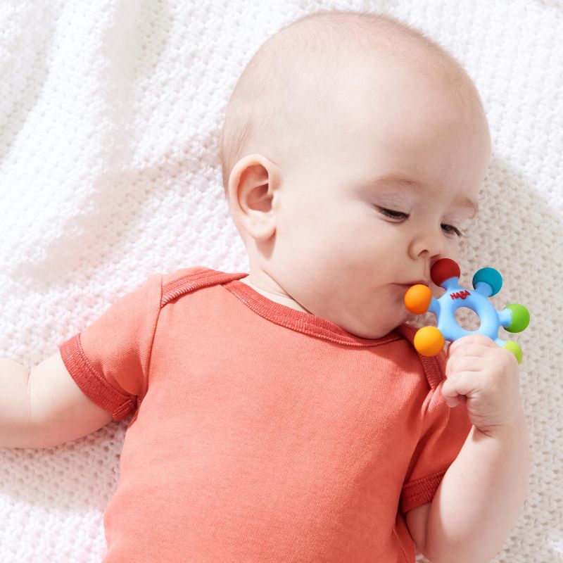 HABA Clutching Toy Color Wheel - Silicone Teether, 3 of 4