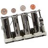 Nadex Coins™ 4-Barrel Steel Coin Dispenser Money Changer with Belt Clips in Silver - 4 of 4