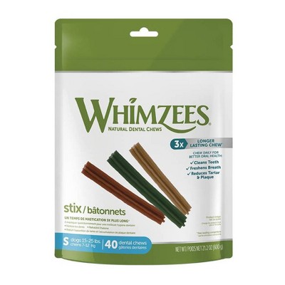 WHIMZEES Stix Value Bag Small Dental Dog Treats - 21.2oz