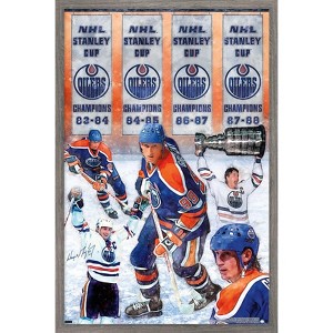 Trends International Wayne Gretzky - Banners Framed Wall Poster Prints - 1 of 4