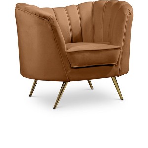 Meridian Furniture,Margo Velvet Chair - 1 of 4