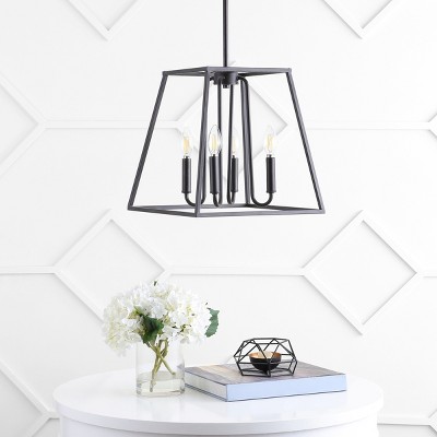 Contemporary Black Bronze 52.5" LED Metal Pendant Light