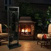 attop 5 Piece Black Steel Fireplace Tool Set - 4 of 4