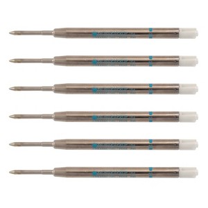 Monteverde Ballpoint Pen Refill Fine Point Blue Ink 6 Pack (P423TQ) - 1 of 1