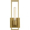 Quoizel Lighting Leighton 1 - Light Vanity in  Weathered Brass - 2 of 3