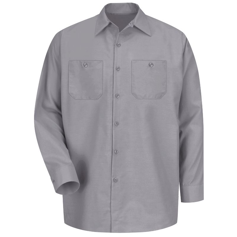 Red Kap Men's Long Sleeve Industrial Work Shirt, 1 of 4