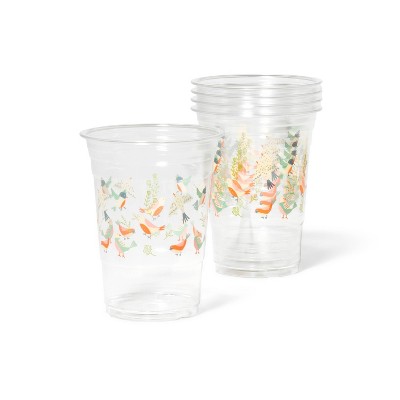 Disposable Clear Cup - Spring Birds - 18oz/30ct - up &#38; up&#8482;