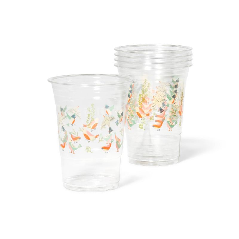 Disposable Clear Cup - Spring Birds - 18oz/30ct - up &#38; up&#8482;, 2 of 4