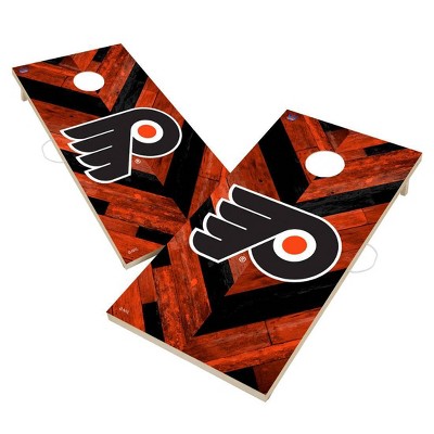 NHL Philadelphia Flyers 2'x4' Solid Wood Cornhole Board