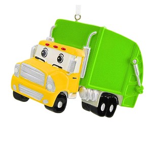 Polarx 2.75 In Garbage Truck Christmas Tree Ornament , Christmas Decor Child Related (1PC) - 1 of 4