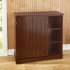 The Lakeside Collection Beadboard Wooden Storage Cabinets - 4 of 4