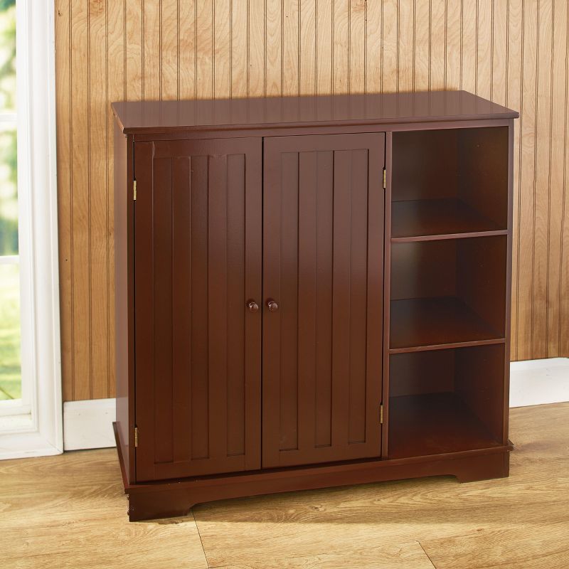 The Lakeside Collection Beadboard Wooden Storage Cabinets, 5 of 6