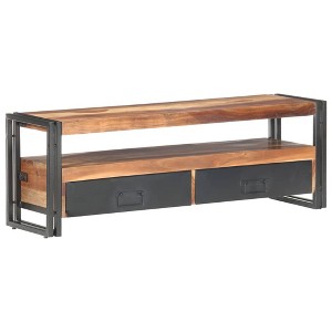 vidaXL TV Stand 47.2"x11.8"x15.7" Solid Wood - 1 of 4