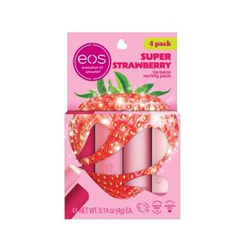eos Lip Balm Gift Set - Super Strawberry - 0.14oz/4pk
