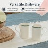 Portmeirion Potter's 9oz Brushstroke Breakfast Mug, Set of 4, Elegant Earthenware Tea Mugs with Handle, Ideal Gift for Coffee Lovers - Green - 3 of 4