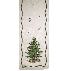 Avanti Spode Tree Green 108" Runner - Multicolored - 1 of 1