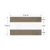 Covers&All Outdoor Clear Panel Curtain, Outdoor Curtains for Patio, Waterproof & Weather Resistant Tarp - 2 of 4