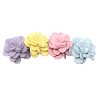 Slickblue Set of Four Zinnia Napkin Rings - Handmade Felt Flowers, 4-Inch Diameter, 2-Inch Ring, Brighten Up Your Table - 3 of 3