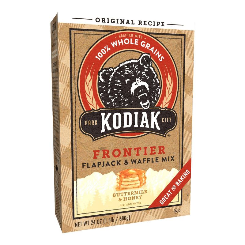 Kodiak Frontier Flapjack &#38; Waffle Mix Buttermilk &#38; Honey - 24oz, 4 of 11