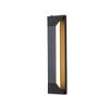ALOADECOR H22" Large Dusk to Dawn Modern Outdoor Wall Light 24W Integrated LED Exterior Wall Sconce with Black for Garage Entryway - 3 of 4