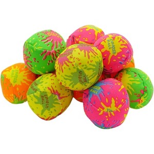 2" Water Bomb Splash Balls (12 Pack) - Outdoor Mini Water Absorbent Ball Kids Pool Toys & Party Favors by 4E's Novelty - 1 of 4