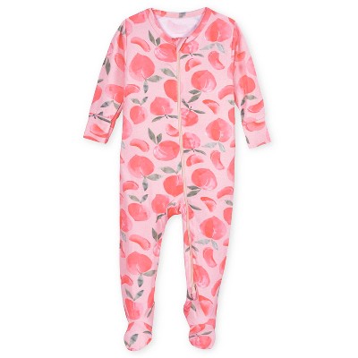 Gerber Baby Girls' Buttery-soft Snug Fit Footed Pajamas - Just